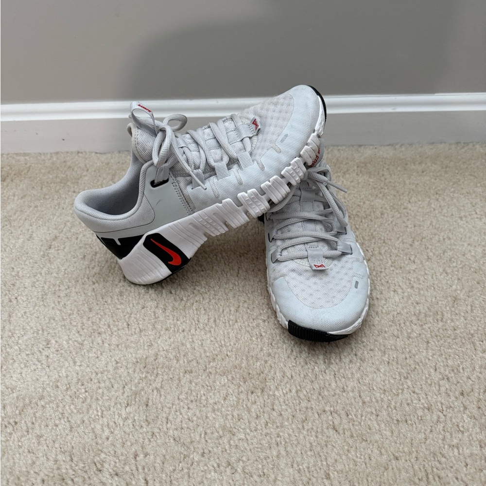Nike White and Black Athletic Shoes